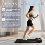 GOYOUTH Adjustable Portable Treadmill with Remote Control