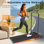 Joxir Portable Walking Pad Treadmill with Incline