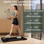 GOYOUTH Adjustable Portable Treadmill with Remote Control