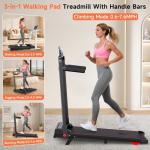 Compact 3-in-1 Walking Pad Treadmill for Home