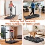 Compact 3-in-1 Walking Pad Treadmill for Home