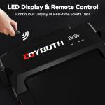 GOYOUTH Adjustable Portable Treadmill with Remote Control