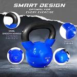 20 lb Vinyl Coated Kettlebell for Home Workouts