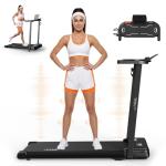 Compact Under Desk Treadmill with Handle and Remote