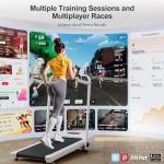 DeerRun Foldable Walking Pad Treadmill for Home