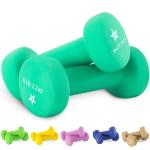 Yes4All Neoprene 5 lbs Dumbbells - Set of 2