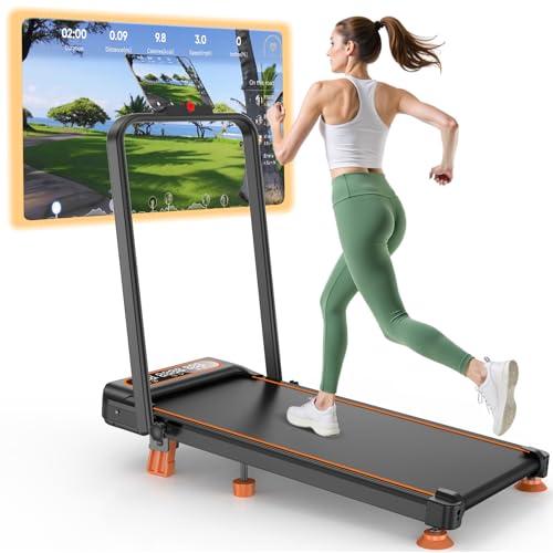 Portable 3.5HP Folding Walking Pad Treadmill