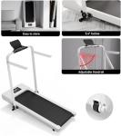 DeerRun Foldable Walking Pad Treadmill for Home