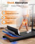 Compact Under Desk Treadmill with Handle and Remote