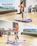 Portable Folding Walking Pad with Adjustable Incline