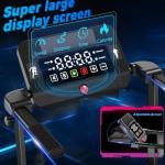 Compact Walking Pad Treadmill with Desk Station