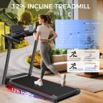 3-in-1 Portable Incline Treadmill for Home