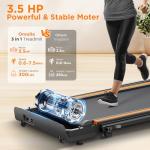 Adjustable Under Desk Walking Pad Treadmill 300lbs