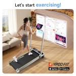 3-in-1 Foldable Walking Pad Treadmill with Incline