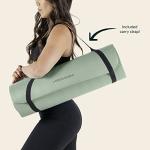 Retrospec Solana Non-Slip Yoga Mat with Strap