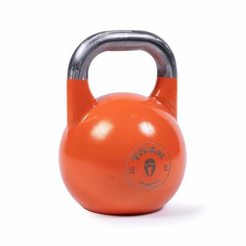 Titan Fitness 12 KG Color-Coded Kettlebell for Workouts