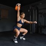 Titan Fitness 12 KG Color-Coded Kettlebell for Workouts