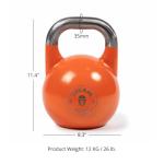 Titan Fitness 12 KG Color-Coded Kettlebell for Workouts