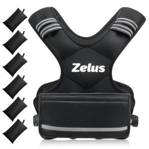 ZELUS Adjustable Weighted Vest for Cardio Training