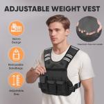 APEXUP Adjustable Weighted Vest for Strength Training
