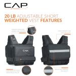 CAP Barbell 20 lb Adjustable Weighted Vest