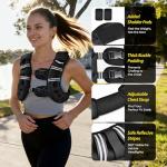 PACEARTH Adjustable Weighted Vest for Strength Training