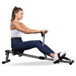 YSSOA Adjustable Resistance Rowing Machine with Monitor