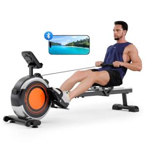 Dripex Magnetic Rowing Machine with Bluetooth Support