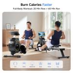 YPOO Foldable Magnetic Rowing Machine for Home