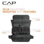 CAP Barbell 20 lb Adjustable Weighted Vest