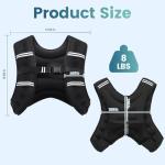 Cavry Adjustable Weighted Vest for Strength Training