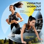 PACEARTH Adjustable Weighted Vest for Strength Training