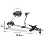 YSSOA Adjustable Resistance Rowing Machine with Monitor