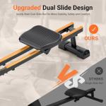 Dripex Magnetic Rowing Machine with Bluetooth Support