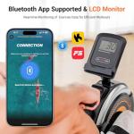 Dripex Magnetic Rowing Machine with Bluetooth Support