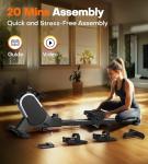 MOSUNY Magnetic Rowing Machine with Adjustable Resistance