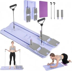 Foldable 8-in-1 Pilates Reformer Board Set