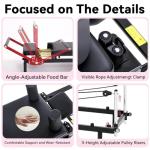 Foldable Pilates Reformer Machine for Home Gym