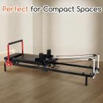 Foldable Pilates Reformer Machine for Home Gym