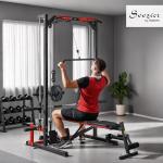 Soozier Power Cage Smith Machine for Home Gym
