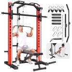 Adjustable Smith Machine with LAT Pull Down