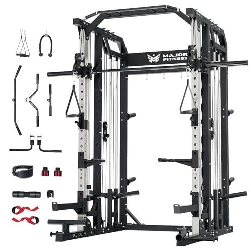 All-in-One Home Gym Squat Rack & Machine
