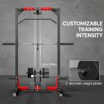 Soozier Power Cage Smith Machine for Home Gym