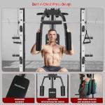 SunHome Power Cage Smith Machine for Home Gym