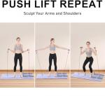 Foldable 8-in-1 Pilates Reformer Board Set