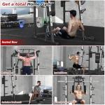 SunHome Complete Smith Machine and Power Cage Set