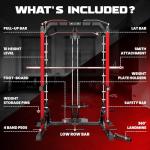 JELENS SR01 Power Cage with LAT Pulldown System