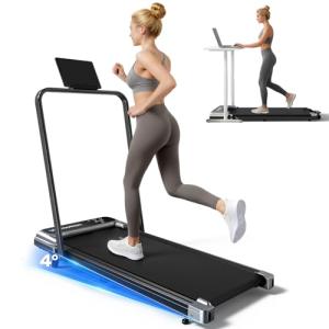 Compact Walking Pad Treadmill with Adjustable Incline