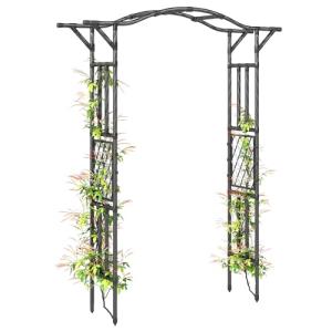 7.5ft Steel Garden Arch Trellis for Climbing Plants