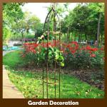 100% Metal Obelisk Garden Trellis 6.3 Feet Tall Sturdy Plant Support for Climbing Vines and Flowers Stands,1pc Upgrade (Bronze, Large)